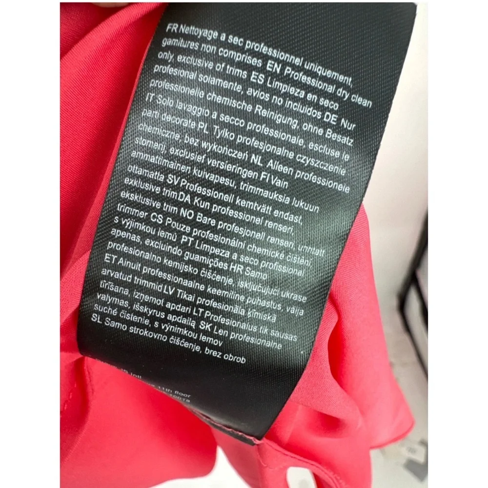 Teresa Ruffled Draped Strapless Evening Gown Sleeveless Size 10 NWT - Picture 12 of 12